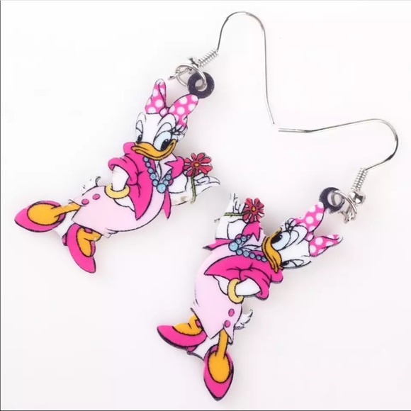 Disney Daisy Duck Acrylic Earrings - Picture 5 of 6